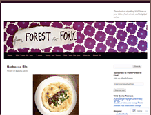 Tablet Screenshot of fromforesttofork.com